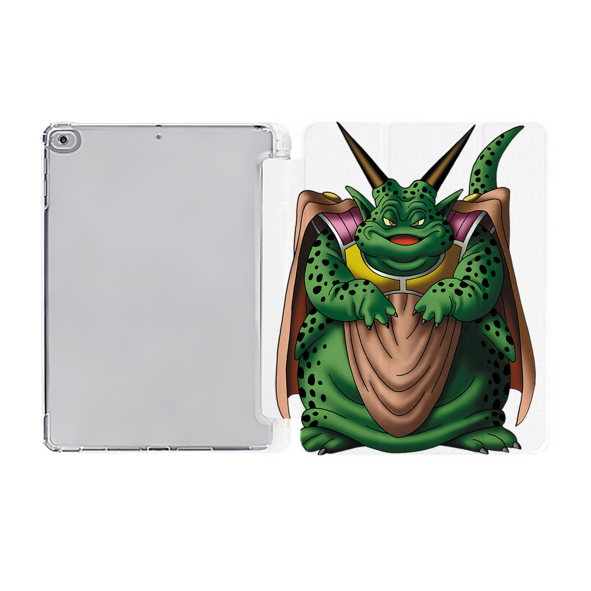 （画像用） ドラゴンクエスト Doragon Kuesuto Dragon Quest IPad ケース ペン収納付き 三つ折りスタンド PUレザー×シリコン 対応機種9.5/10.5/10.9インチ